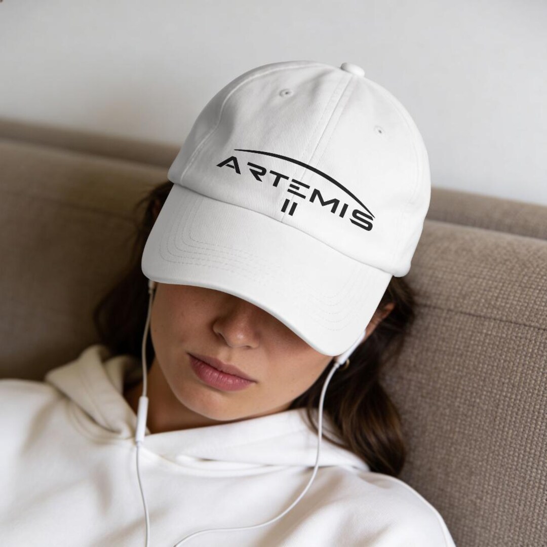 Artemis II Logo Hat | Baseball Cap, Space Mission Hat Design - Etsy