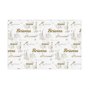 Collage Name Personalized Wrapping Paper, Custom Wrapping Paper, Gifts for Her, Wrapping Paper for Gifts, Custom Gift Wrap, Gift Wrap Roll image 6