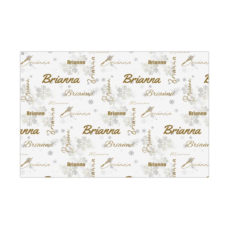 Collage Name Personalized Wrapping Paper, Custom Wrapping Paper, Gifts for Her, Wrapping Paper for Gifts, Custom Gift Wrap, Gift Wrap Roll image 6