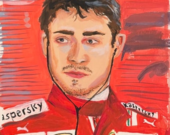 Charles Leclerc Original Gouache Painting