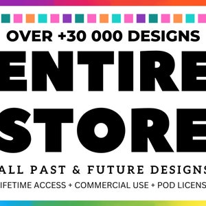 ENTIRE SHOP BUNDLE, Lifetime Access to Google Drive, Cricut svg, Wall Art, T-shirt Designs, Tumbler Wrap, Canva Templates, Earrings, Fonts