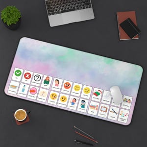 Zacht communicatiebord, nachtkastjedecor, ondersteunde communicatiemat, cadeau voor mensen met cognitieve beperkingen