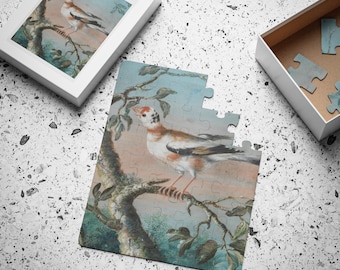 Dementia Puzzle, Vintage Bird Art, Adult 30-Piece Puzzle, Gift for Senior