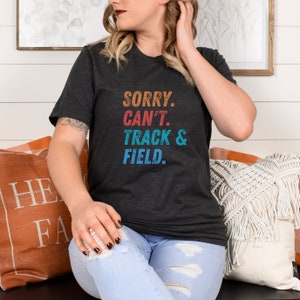 Distressed Lettering Track and Field Shirt, Track and Field Tee, Track and Field T-Shirt, Track and Field Mom, Track and Field Gift