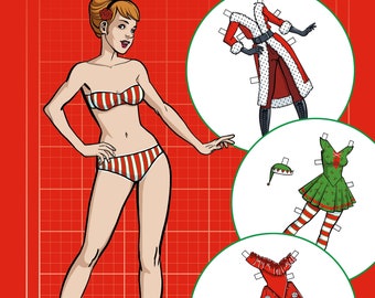 Yva Starling Paper Dolls Christmas 2022 PDF