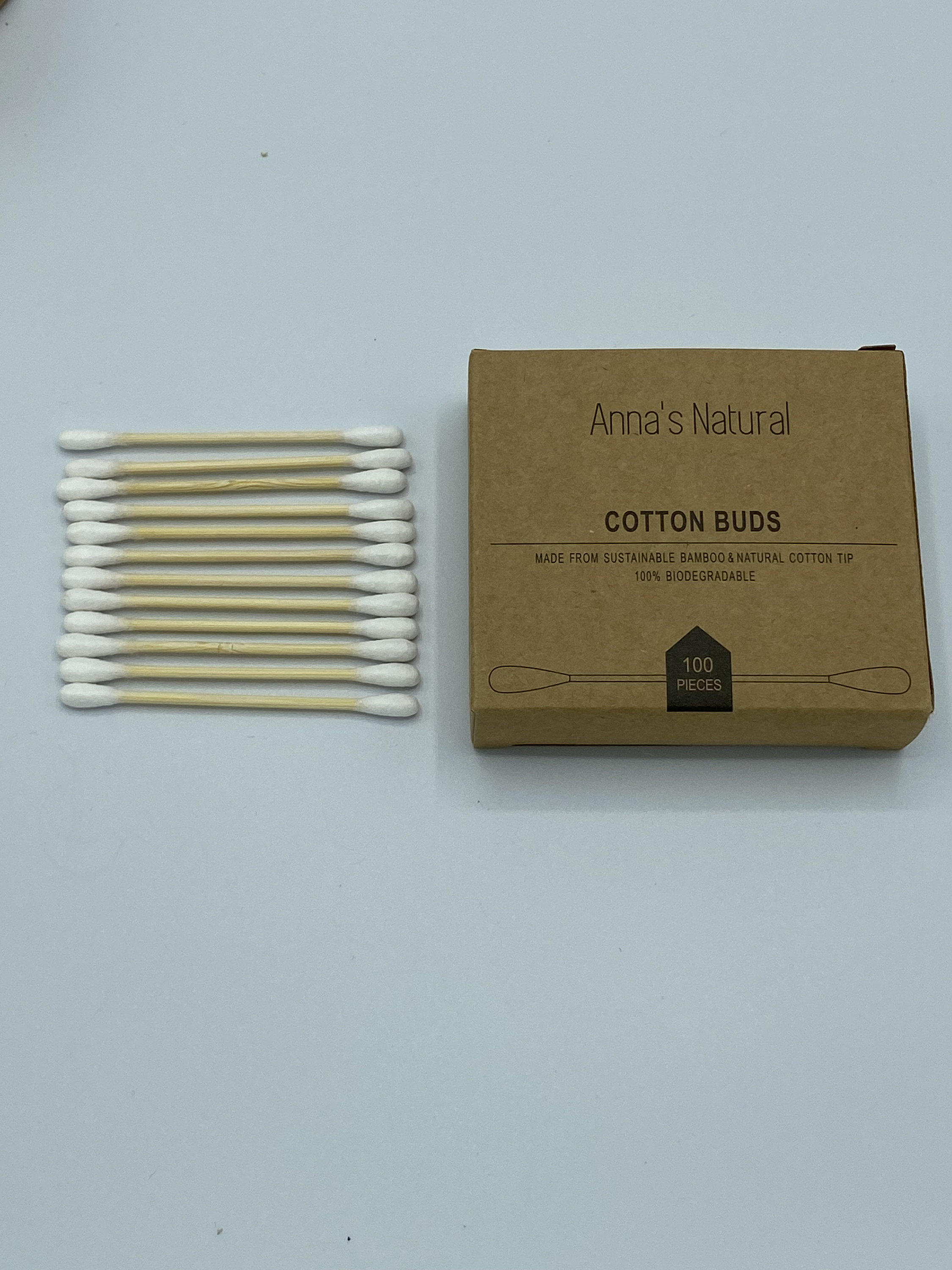 Bambus Wattestäbchen – 500 Stück, Biologisch Abbaubar, Ohne Plastik, Inkl. Metallbox, Nachhaltige Ohrenreinigung
