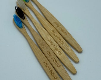 Eco-Friendly Toothbrush, Bamboo Tooth Brushes with Soft Bristles, Zero Waste, Biodegradable Dental Care, Inexpensive Gifts, StocKing Stuffer