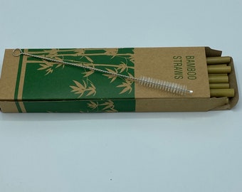 Bamboo Wooden reusable straw, Replacement Straw, Drinking straw, Eco friendly drinkware, Useful Party favors and cleaner