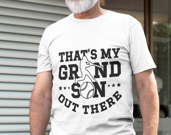 Baseball Grandpa Shirt, Proud Grandson Tee