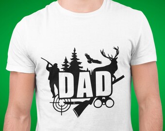 Hunting Dad T-Shirt, Deer Hunter Father's Day Gift