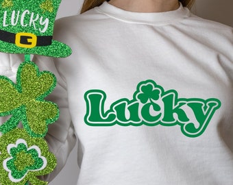 Lucky Shamrock Sweatshirt, St Patrick's Day Shirt