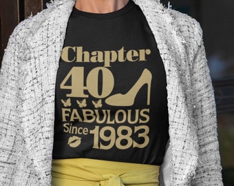 Birthday Chapter Shirt, Custom 30th 40th 50th 60th Tee