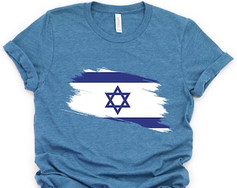 Israeli Flag Shirt, Israeli Tshirt, Star of David Shirt, Support Israel Tee, Jerusalem Sweatshirt, Jewish Shirt, Israeli Pride Shirt