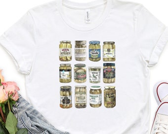 Vintage Pickle Shirt, Funny Canned Pickles Tshirt, Retro Pickle Jar Shirt, 90s Pickle Lover Tee, Gift For Friends, Pickle Humor Shirt