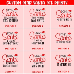 Dear Santa DTF