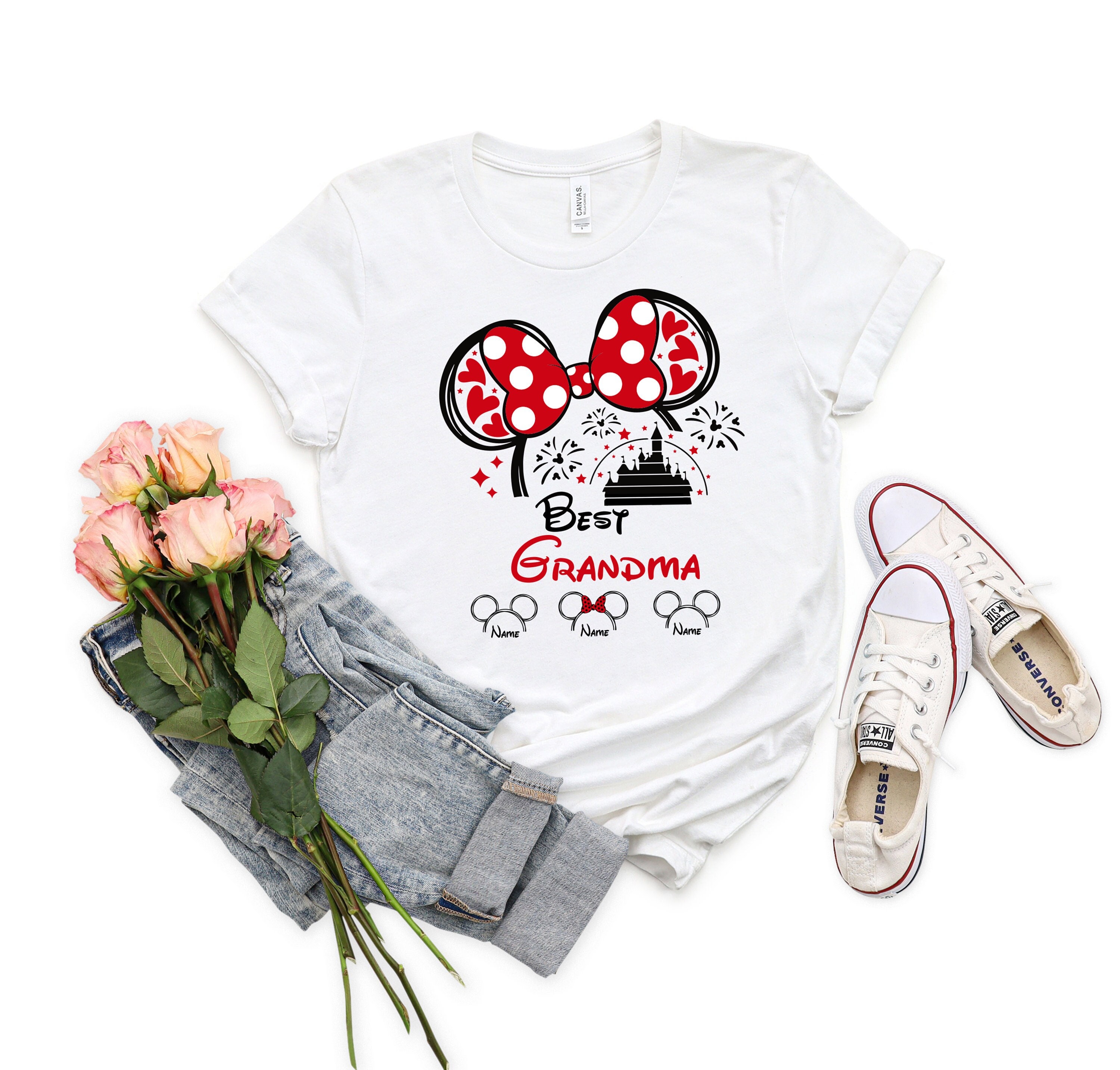 Custom Best Grandma Shirt, Best Mimi Ever Tshirt, Disney Mother's Day Shirt