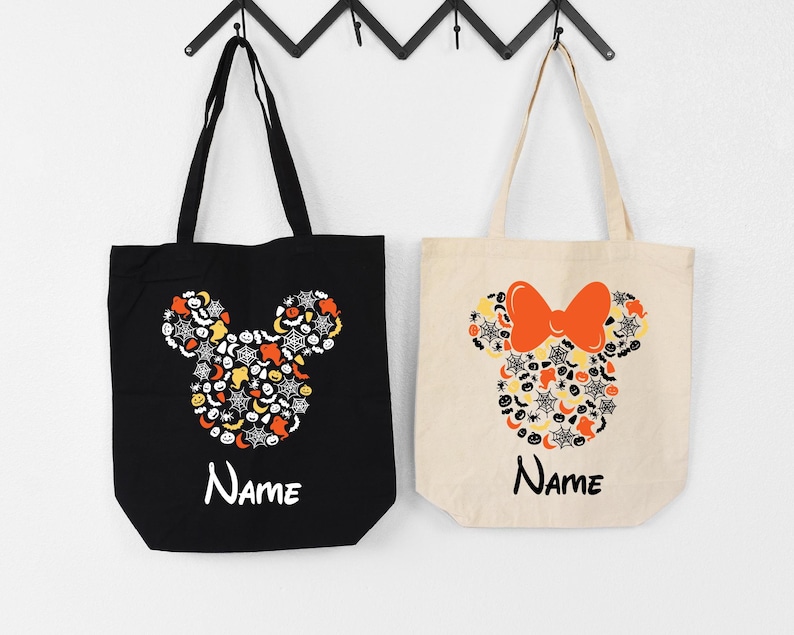 Custom Halloween Disney Tote Bag