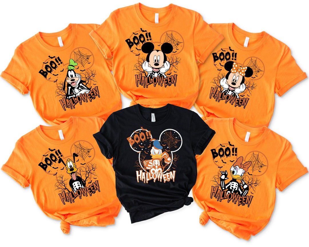 Disney Halloween T Shirt, Mickey and Friends Halloween Matching Shirts
