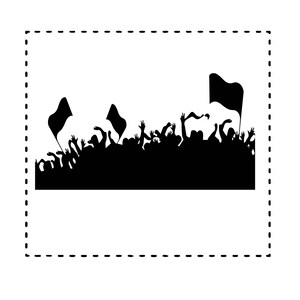 American Football Goal Silhouette | Cut Files | Svg File | Sticker | Digital Download | Svg Files For Cricut | Printable | Decal | Clipart |