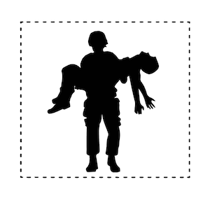 Soldier Silhouette | Soldier Cut Files | Soldier Svg | Svg File | Sticker | Digital Download | Svg Files For Cricut | Printable | Decal |
