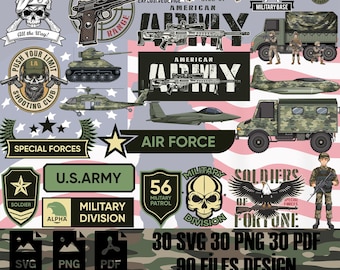 Military Svg Bundle | Military Png Bundle | Military Svg | Funny Beach Quotes Svg | Svg File | Sticker | Digital Download |