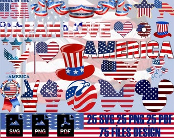 American Flag Svg | 4th of July Svg Cut Files | Layered Files | Svg File | Sticker | Digital Download | Svg Files For Cricut | Decal |