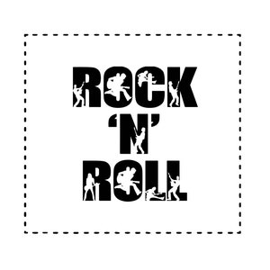 Rock And Roll Datei | Dateien schneiden | Dateien mit Ebenen | SVG-Bundle | Silhouette | Aufkleber | Digitaler Download | SVG-Dateien für Cricut | Druckbar |
