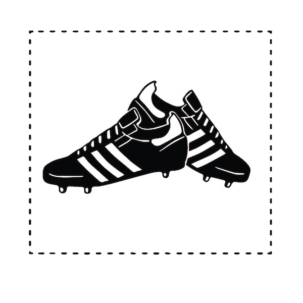 Soccer Shoes Svg | Laser Cutting | Files For Cnc | Layered Files | Svg Cricut | Sticker | Silhouette | Printable | Decal | Vector |