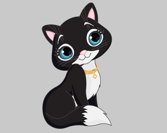 Funny Cat Svg | Animal Png | Digital File | Logo Print | Svg For Cricut | Instant Download  | Cut File  | Clipart |