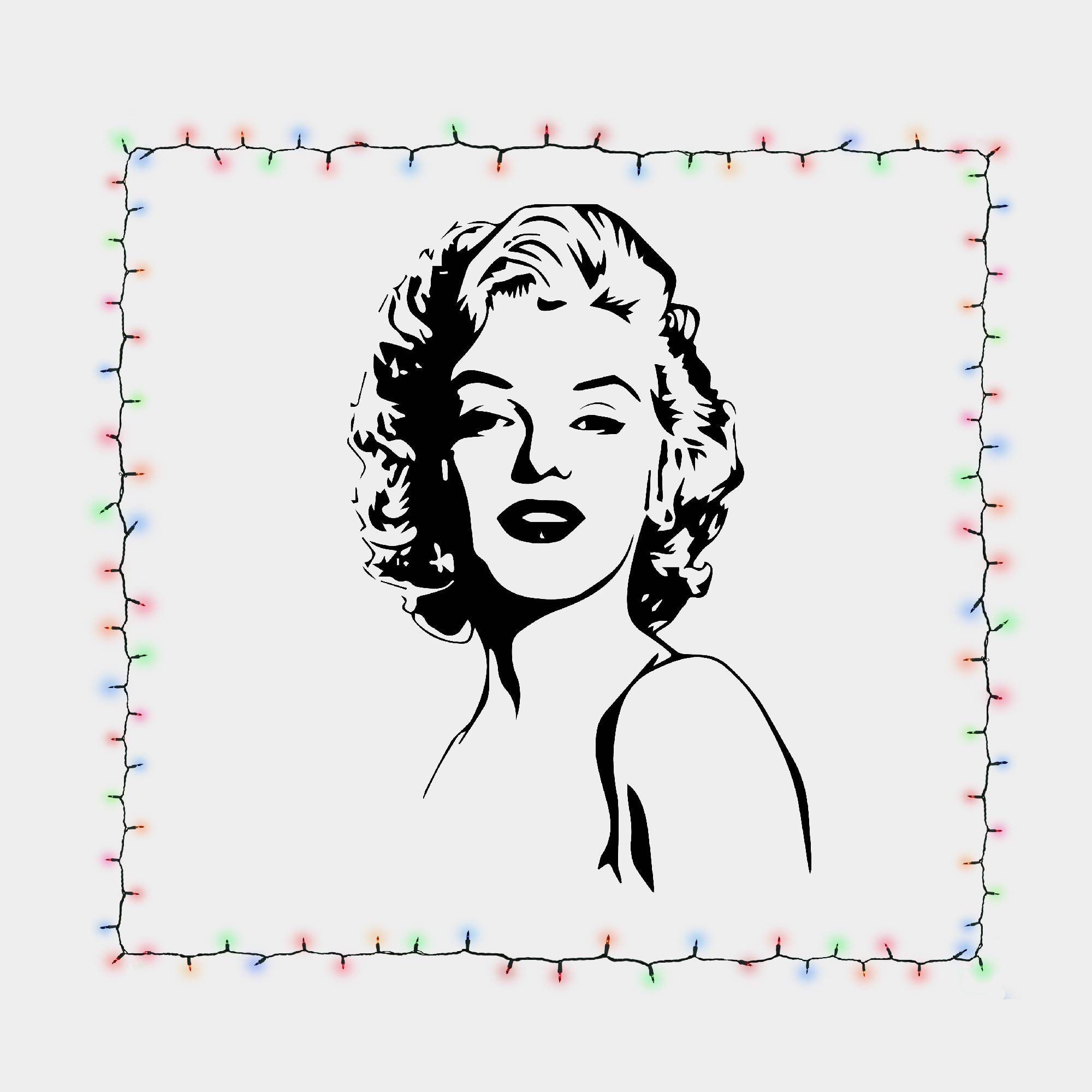 Marilyn Clipart - Etsy, image size:2000x2000