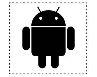 Android Robot Svg | Laser Cutting | Files For Cnc | Layered Files | Svg Cricut | Sticker | Silhouette | Printable | Decal | Vector |
