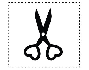 Scissors Svg | Laser Cutting | Files For Cnc | Layered Files | Svg Cricut | Sticker | Silhouette | Printable | Decal | Vector |
