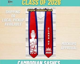 Cambodian Graduation Sash