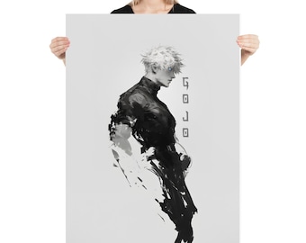 SATORU GOJO FanArt Limited Edition Poster | The Six eyes | jujutsu kaisen | Poster | Collectibles | digital Artwork | Anime | Manga