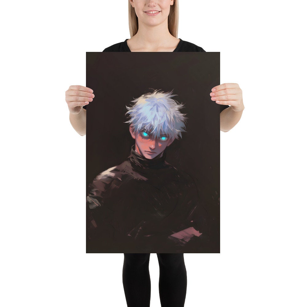 SATORU GOJO Poster Print | The Six Eyes | Jujutsu Kaisen | Original Artwork | Digital Illustration | Manga Art | Comics Art | Gojo |