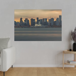 Lebendiger Vancouver Skyline Digitaldruck