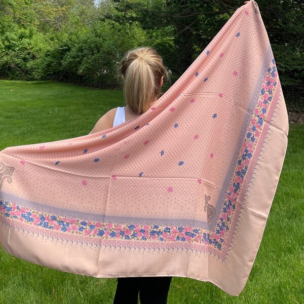 matching shawl for pink dress