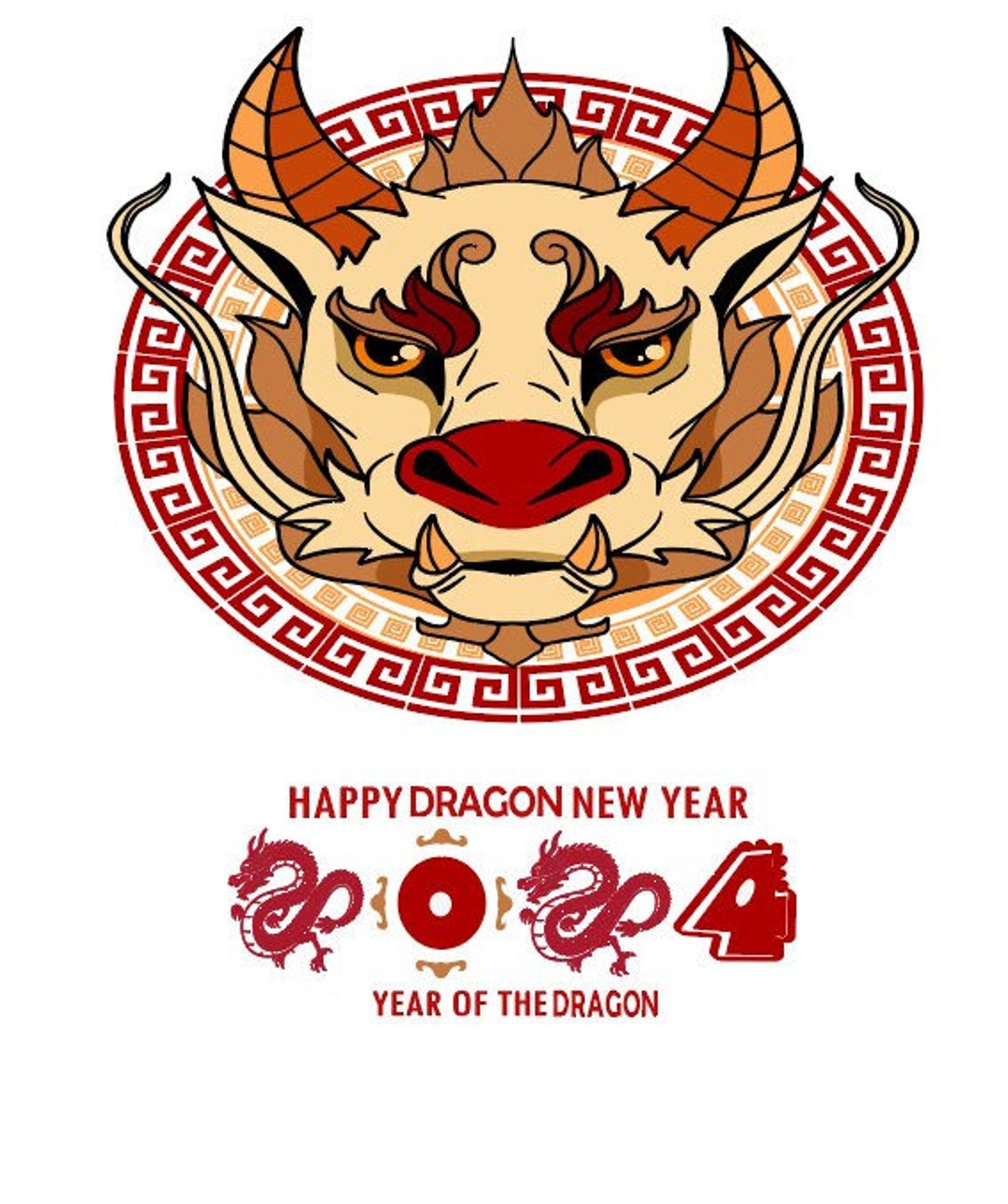 2025 Svgpdf Ai Png Chinese Zodiac 2025 Year of the Dragon Etsy UK