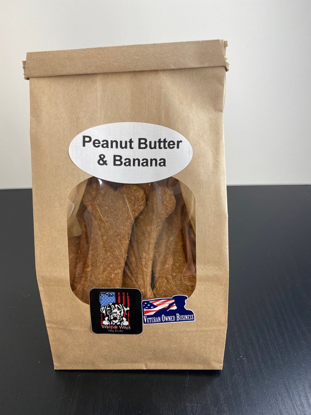 Peanut Butter and Banana Dog Treats Homemade Biscuits Dog Etsy
