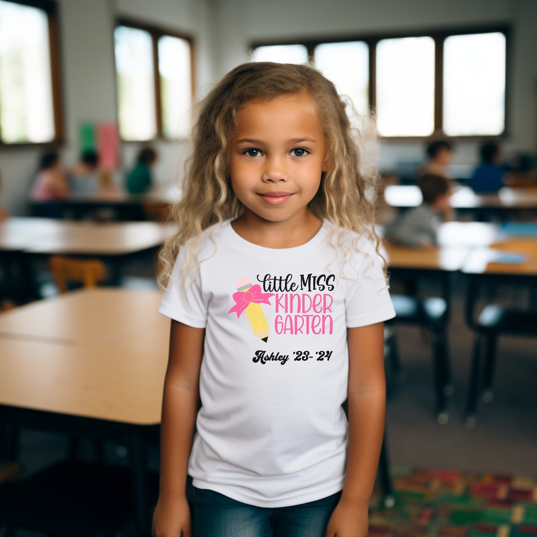 custom-little-miss-kindergarten-level-shirtkindergarten-etsy
