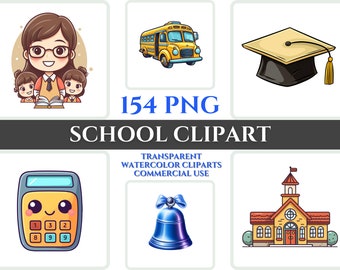 École Clipart icône Clipart enseignant éducation Clipart mur Art salle de classe Decor Graduation artisanat Design école cadeau pour enseignant médias sociaux