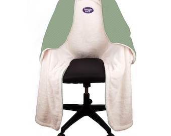 Gewichtete Bürostuhl Decke: Sage Sherpa Fleece, angenehme Wärme