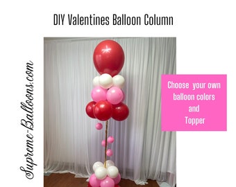 Valentine's Day Balloon Column / Event / Party