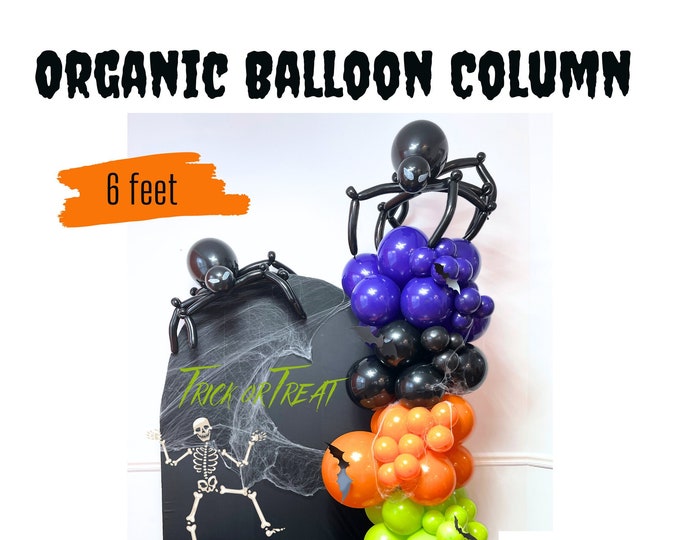 Halloween Organic Balloon Column Kit | Events | Garland | Arch | Wall |Hal Events / Garland | Arch | Balloon Wall |Backdrop | Display