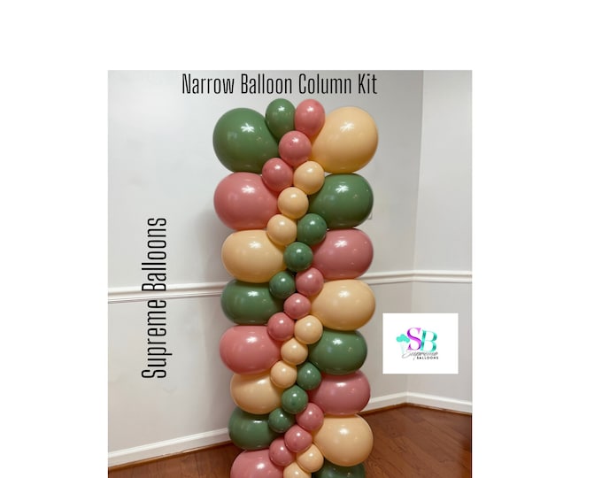 Narrow Balloon Column Kits |  Birthdays | Anniversary |Event Decor | Classroom | Celebrations