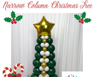 Narrow  Balloon Christmas Tree Kit  | Holiday Events | Party