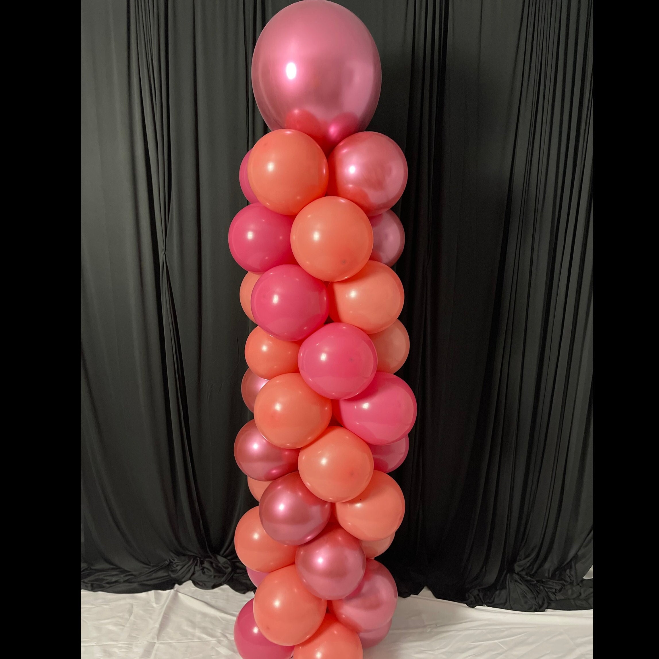 Pink Balloon Column - Balloons and Events