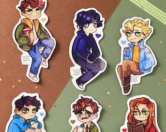 STARDEW VALLEY Pixel Boyfriends - Alex - Sebastian - Sam - Shane - Harvey - Elliot - Stickers