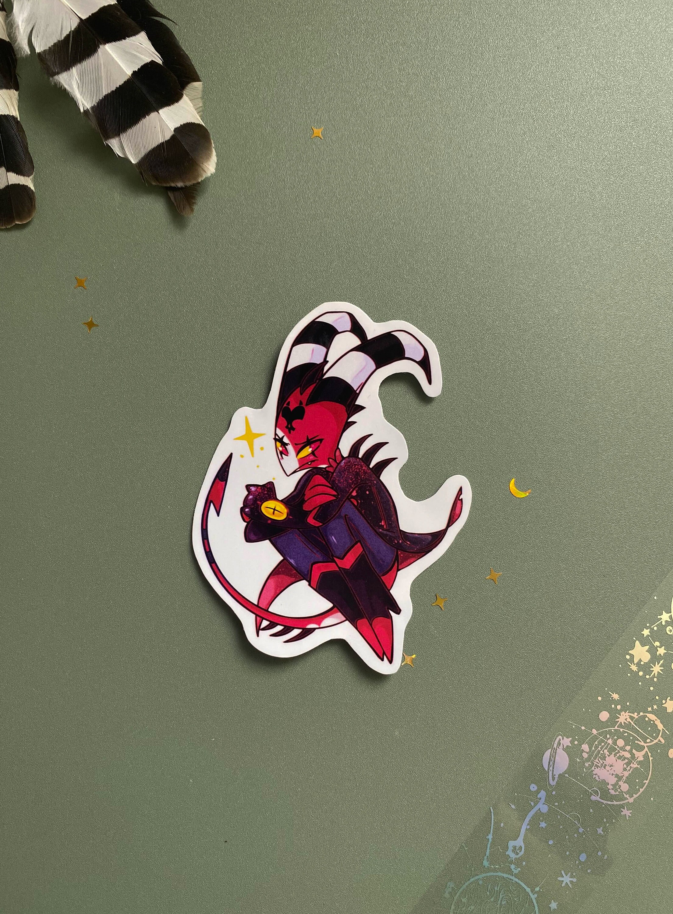 Stolitz Sticker Merch Helluva Boss STOLAS BLITZ STOLITZ Stickers - Etsy
