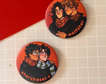 STARCHASER WOLFSTAR Jegulus - The Marauders Fandom - ship pins